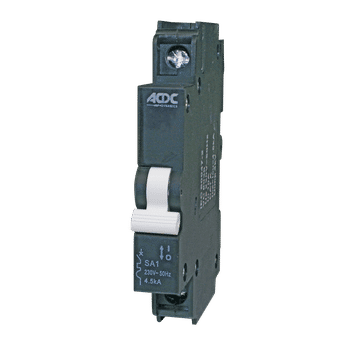 Circuit Breaker 13mm 4.5KA  1 Pole C-Curve   40A