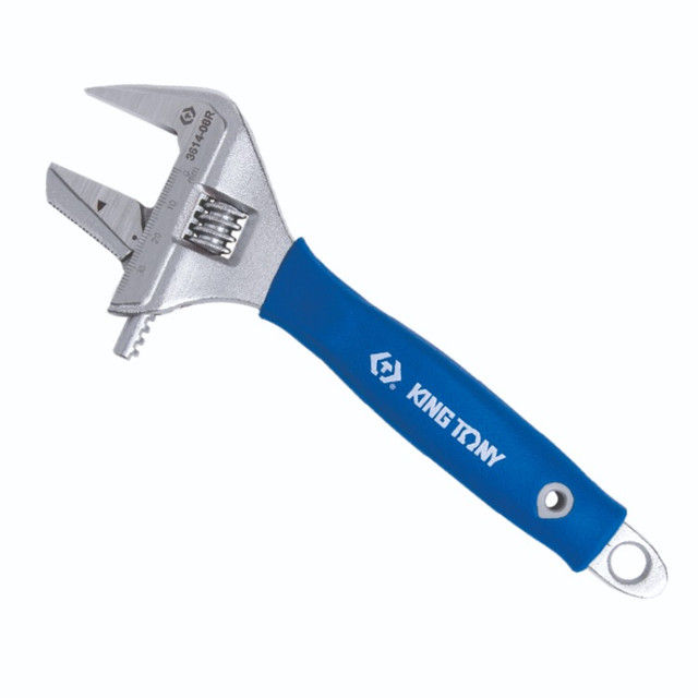King Tony - Reversible Jaw Adjustable Wrench 8"