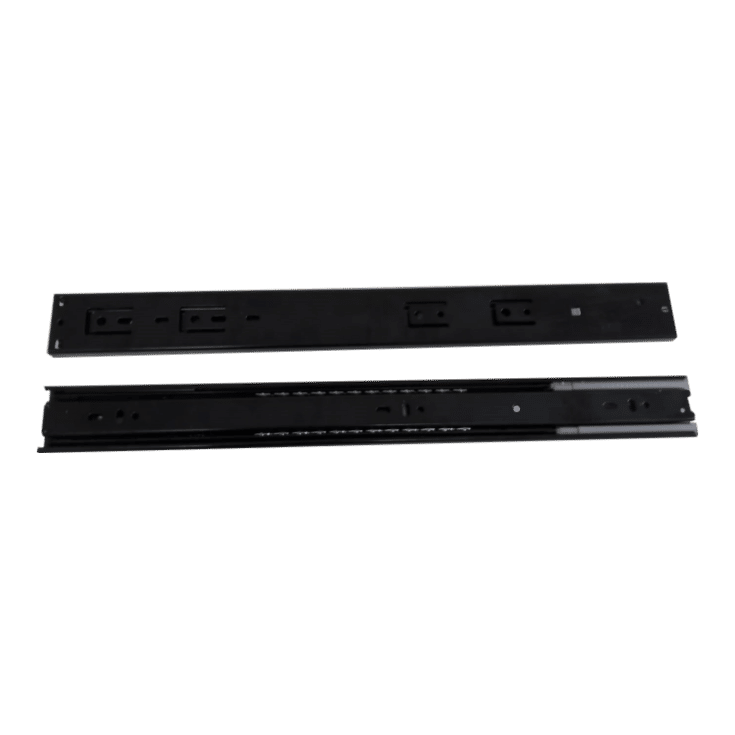 Heavy duty ball bearing slide rails 450mm (soft close)