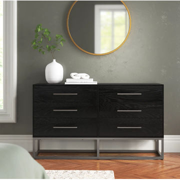 GreenLine Interiors Zaahii Chest of Drawer Black