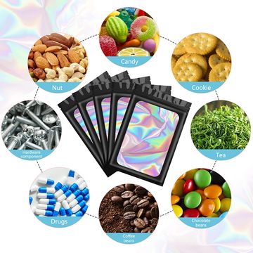 100 Holographic Gift Travel Multi Purpose Florist - 16x24cm