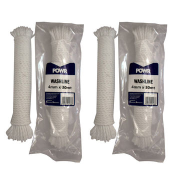 Wash Line Nylon 4mm x 30mt ( 2 Pack)