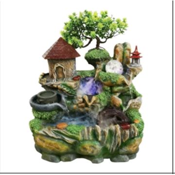 Tranquil Pagoda Landscape Fountain