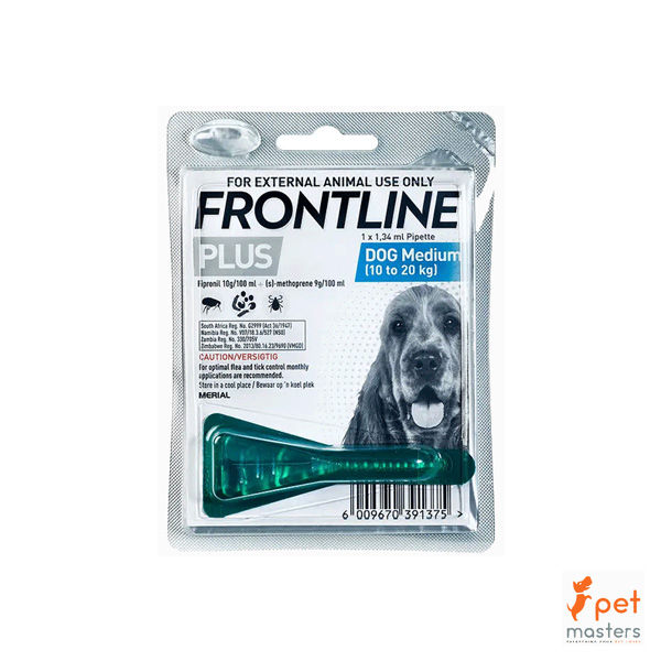 Frontline Plus Flea & Tick Protection Singles / Medium/10 - 20kg