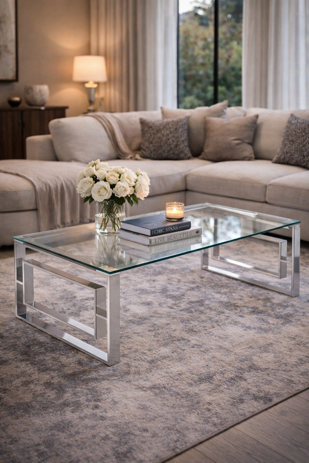 EFURN- CTK60 Coffee Table Silver