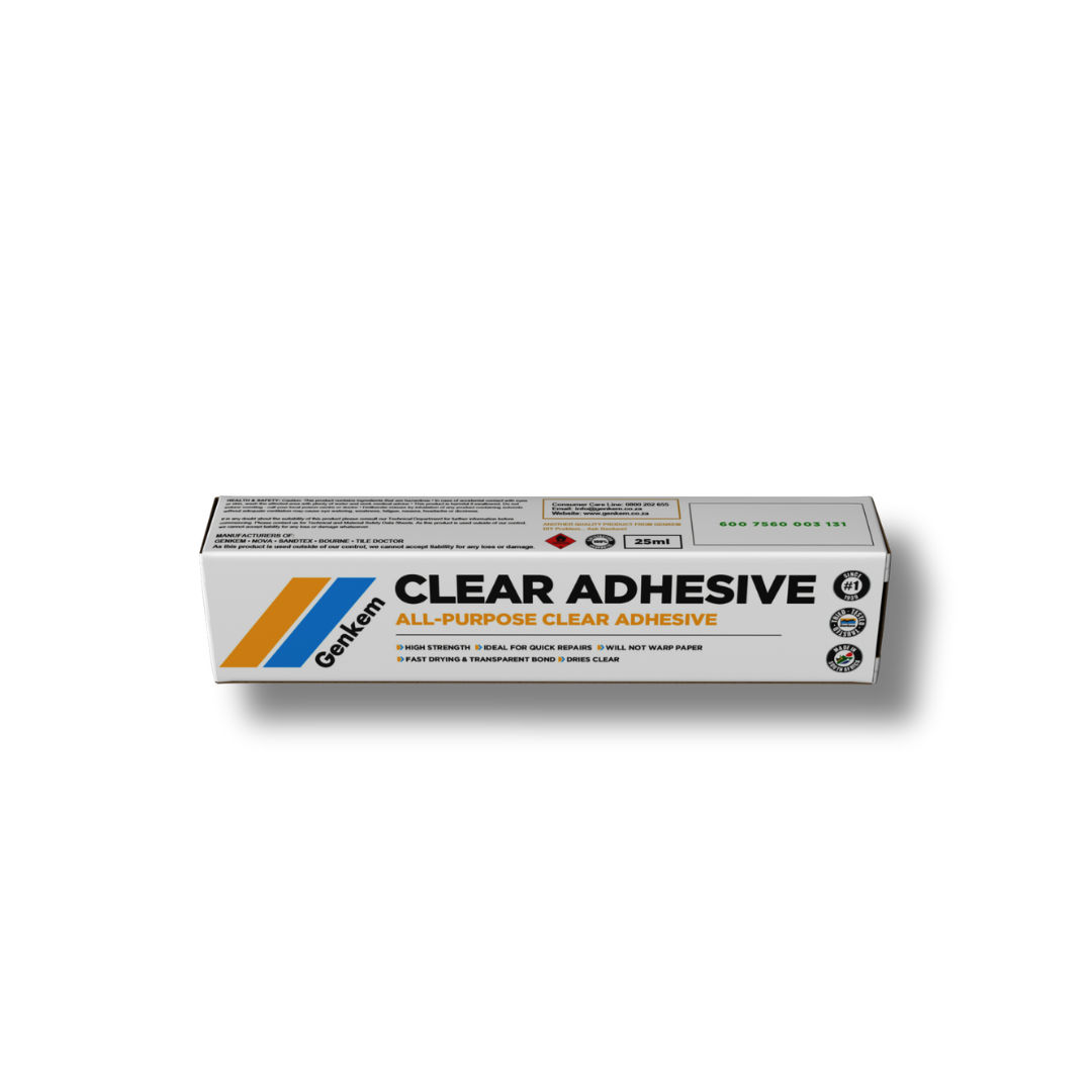 Genkem Clear Adhesive 25ml Boxed