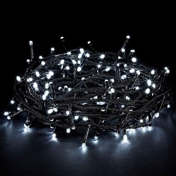 20M LED White Inter-Connecting Black Cable Fairy Light - ZYF-D87