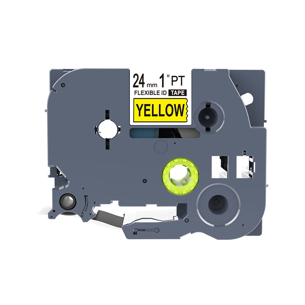 Brother TZ-FX651 Flexible - Compatible Label Tape (Black on Yellow) 24mm*8m