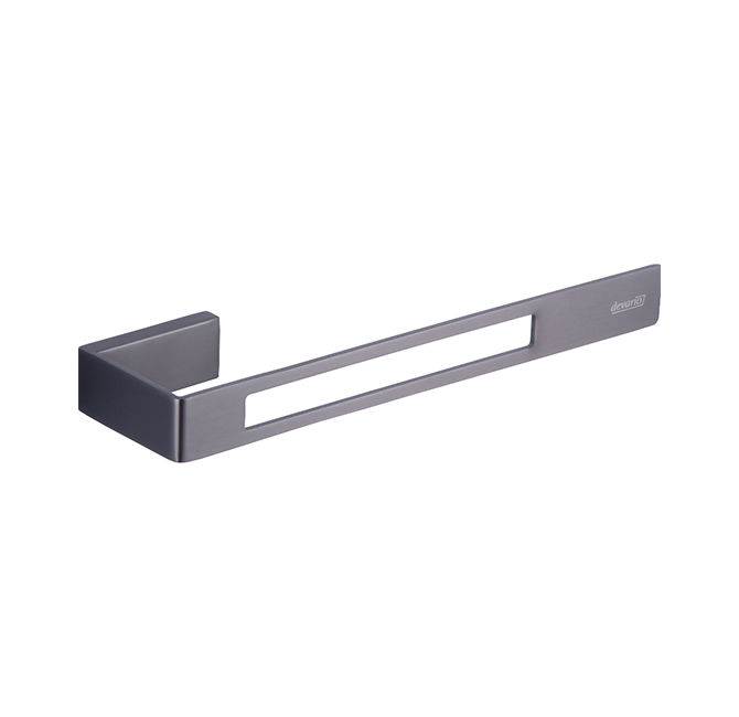 Devario Towel Ring Square -Gun Metal Grey