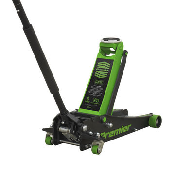 Sealey Trolley Jack 3tonne Rocket Lift Green