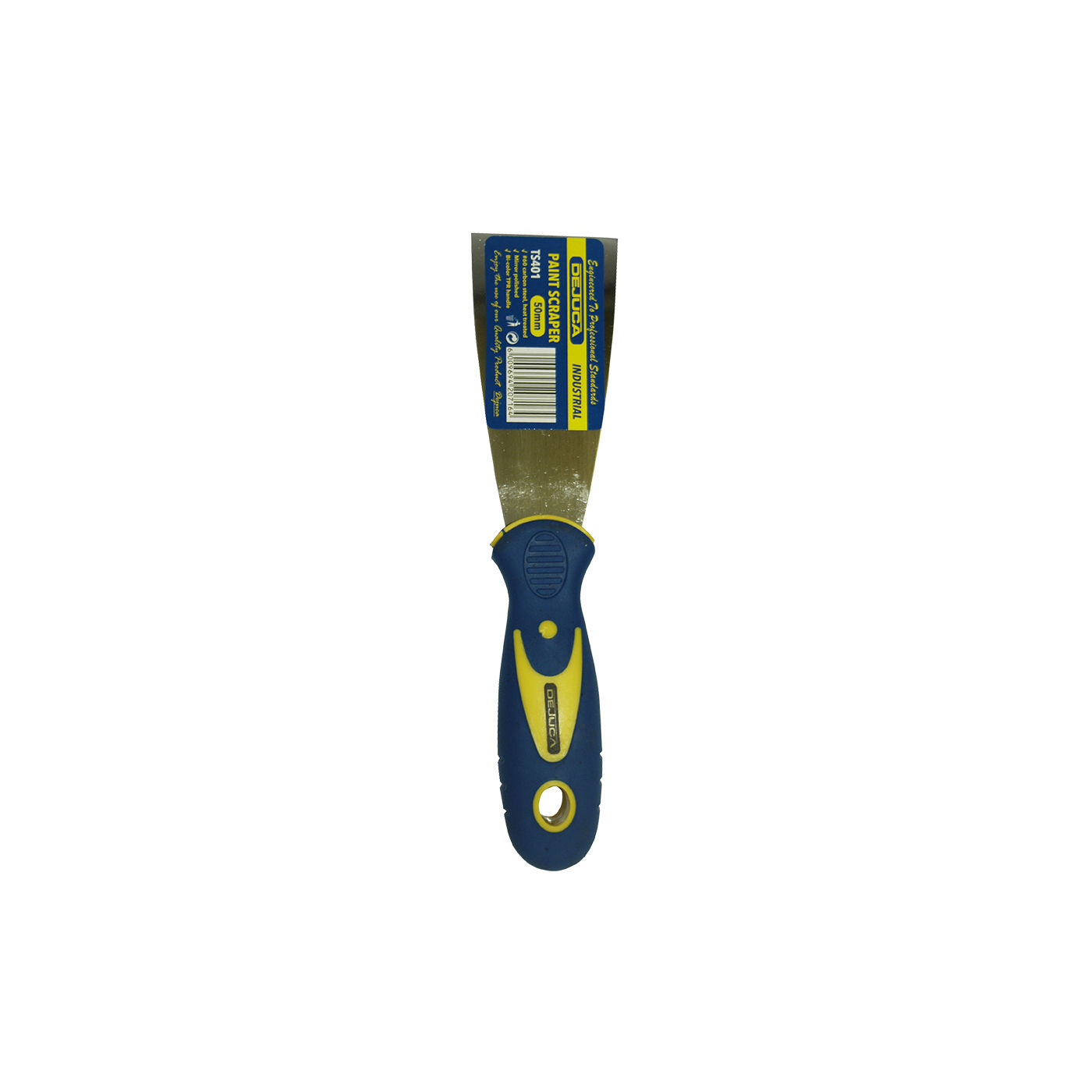 Dejuca - Paint Scraper - Rubber Grip - 50mm - 5 Pack