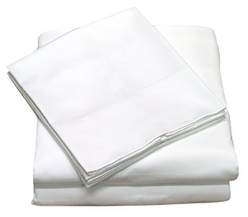 Chic Linen Luxurious Fitted Sheet White - (Size: Queen Extra Length)