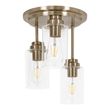 Fynn Satin Nickel Ceiling Light