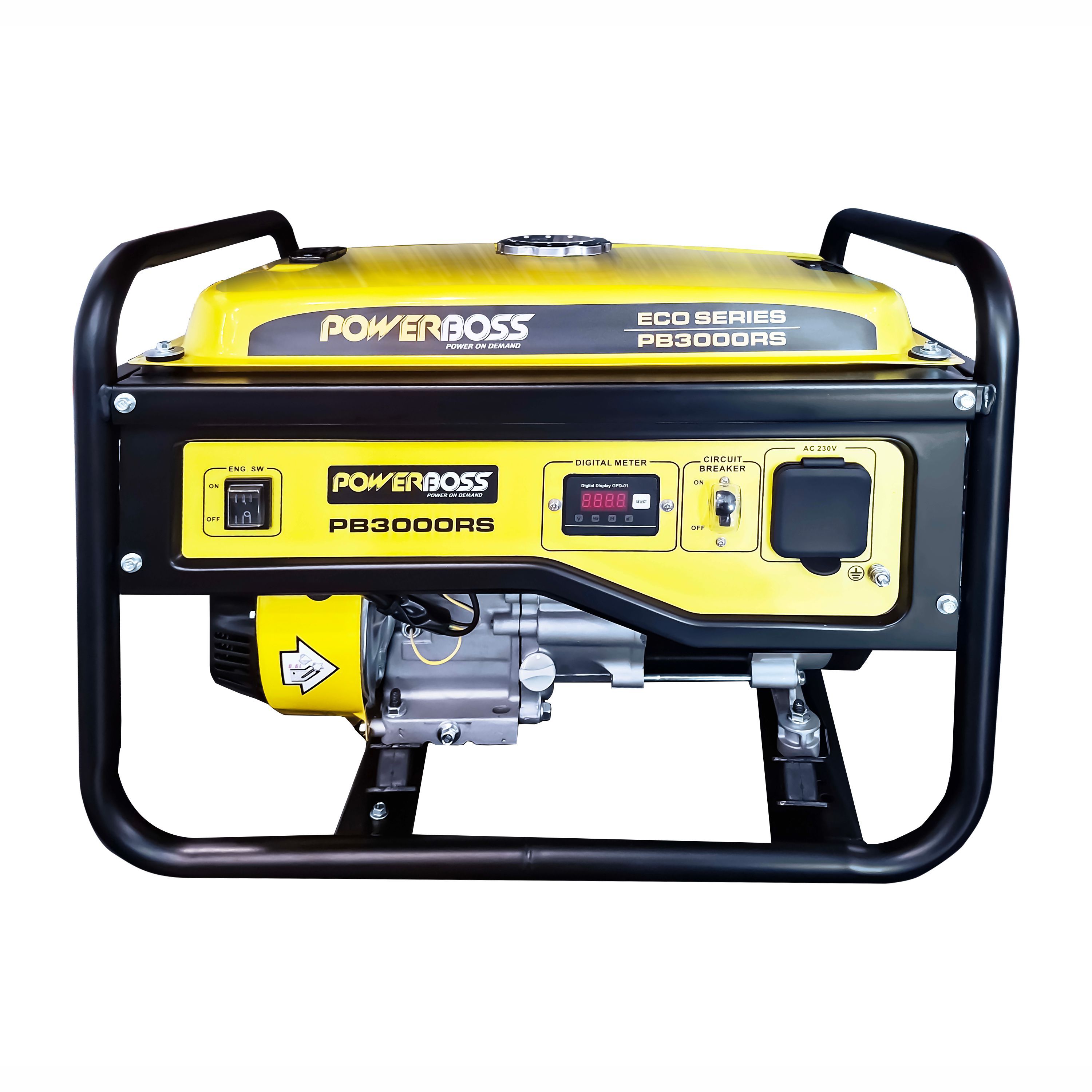POWERBOSS 3kVA RECOIL START PETROL GENERATOR
