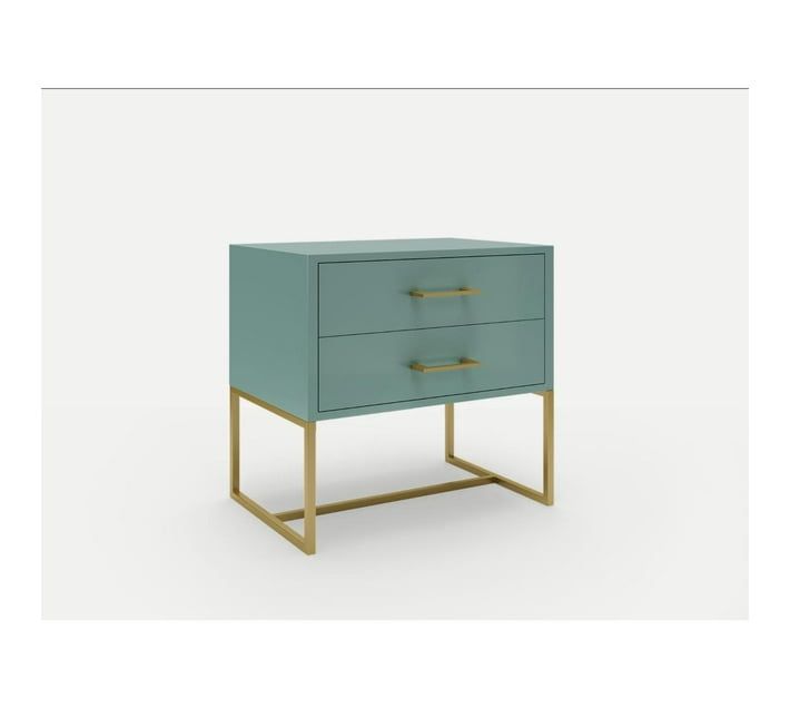 2 Drawer Pedestal-Green