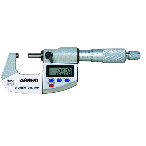 ACCUD - Metric Digital Outside Micrometer