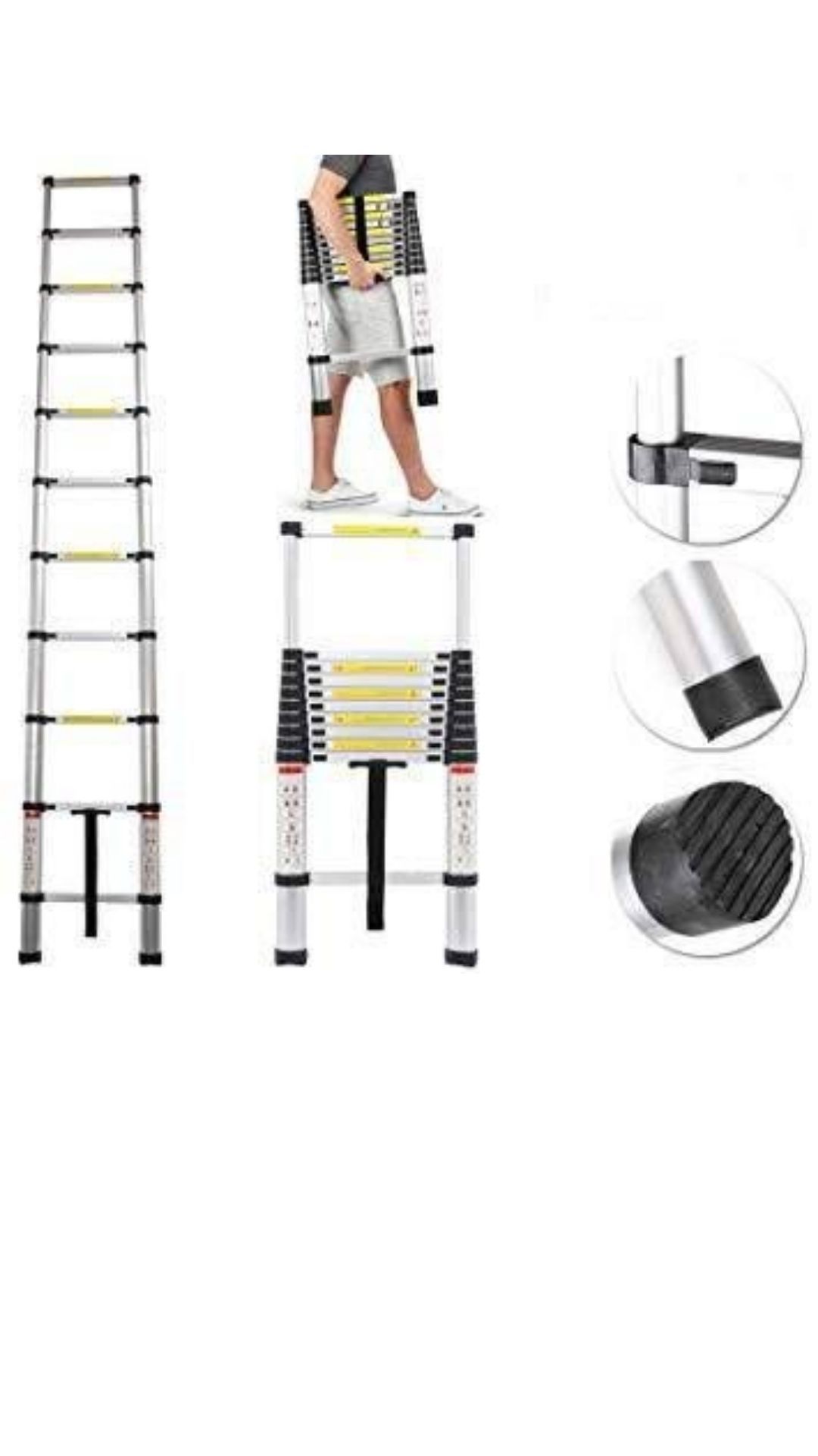 3.2M Straight Telescopic Ladder