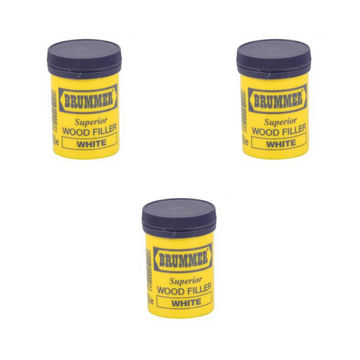 Brummer wood-filler 250g white 3 Tubs