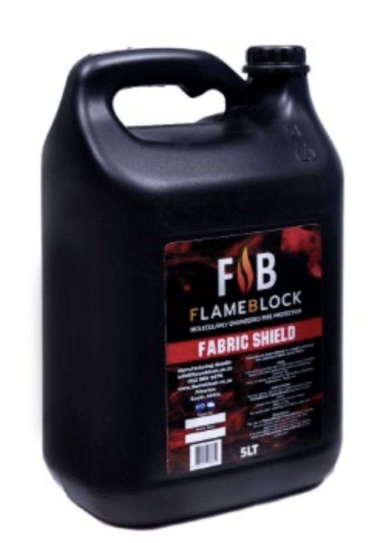 Fabric Shield - fire Retardant for Furniture and Fabrics - 5 Liters