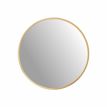 Modern Round Wall Mirror Aluminium Frame 969RG - 60cm Gold
