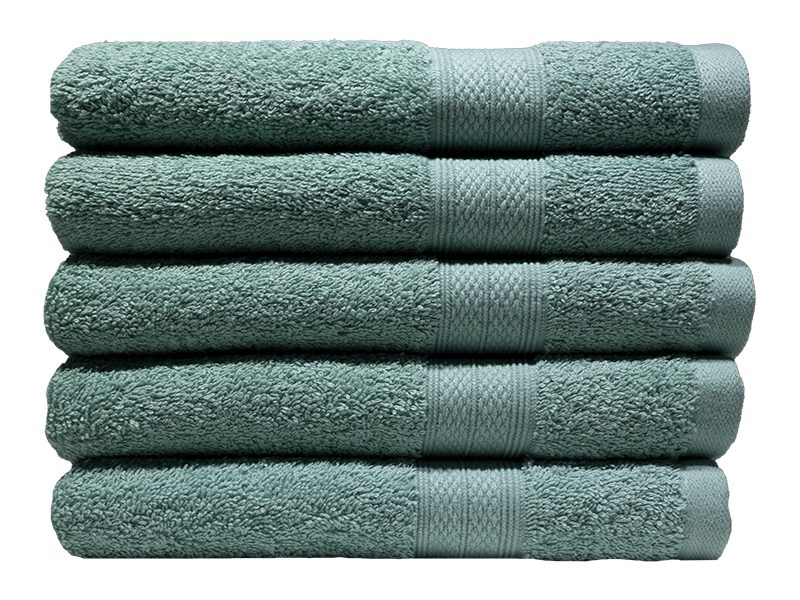 Bunty's Plush 450GSM 50x90cms Hand Towels-05 Pc Pack-Harbor Grey