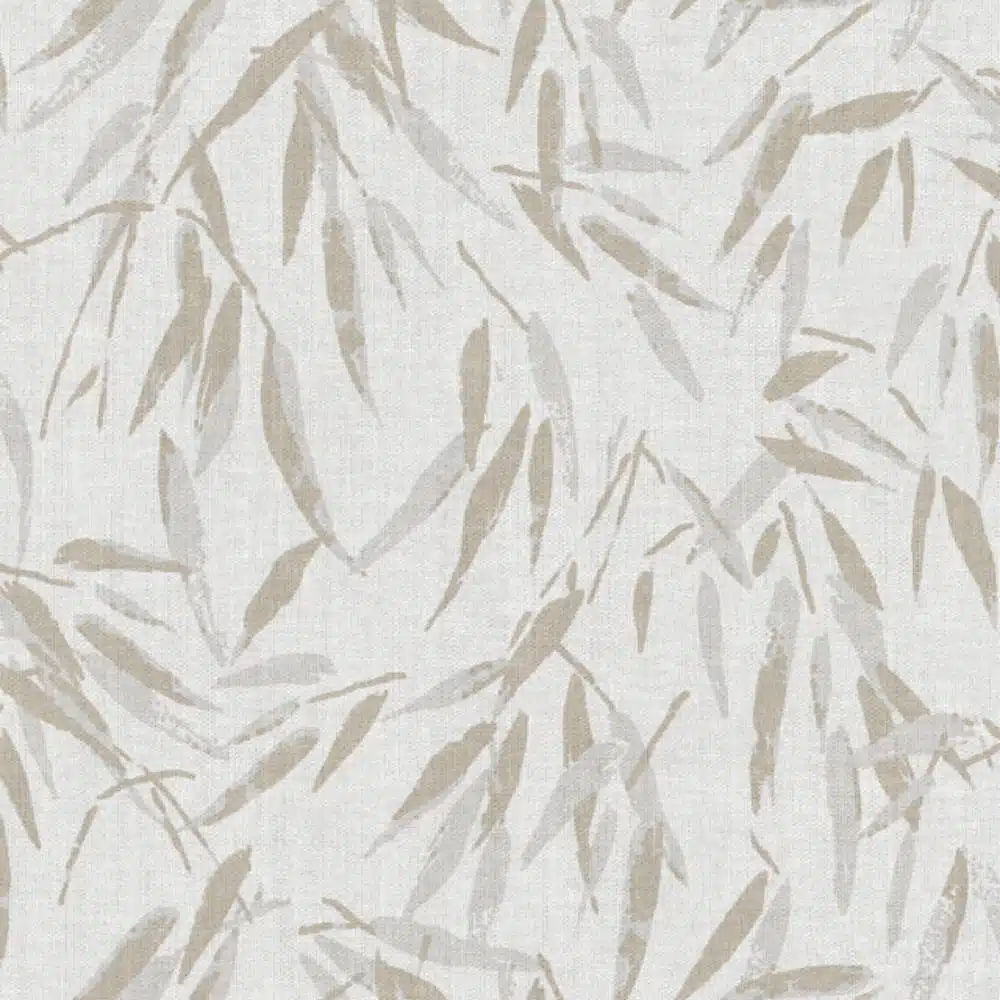 Wallpaper – Brushstroke Leaves – Taupe