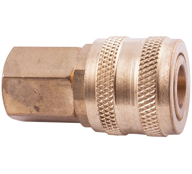 AirCraft - Quick Coupler Aro Style Brass 1/4" Female - 3 Pack