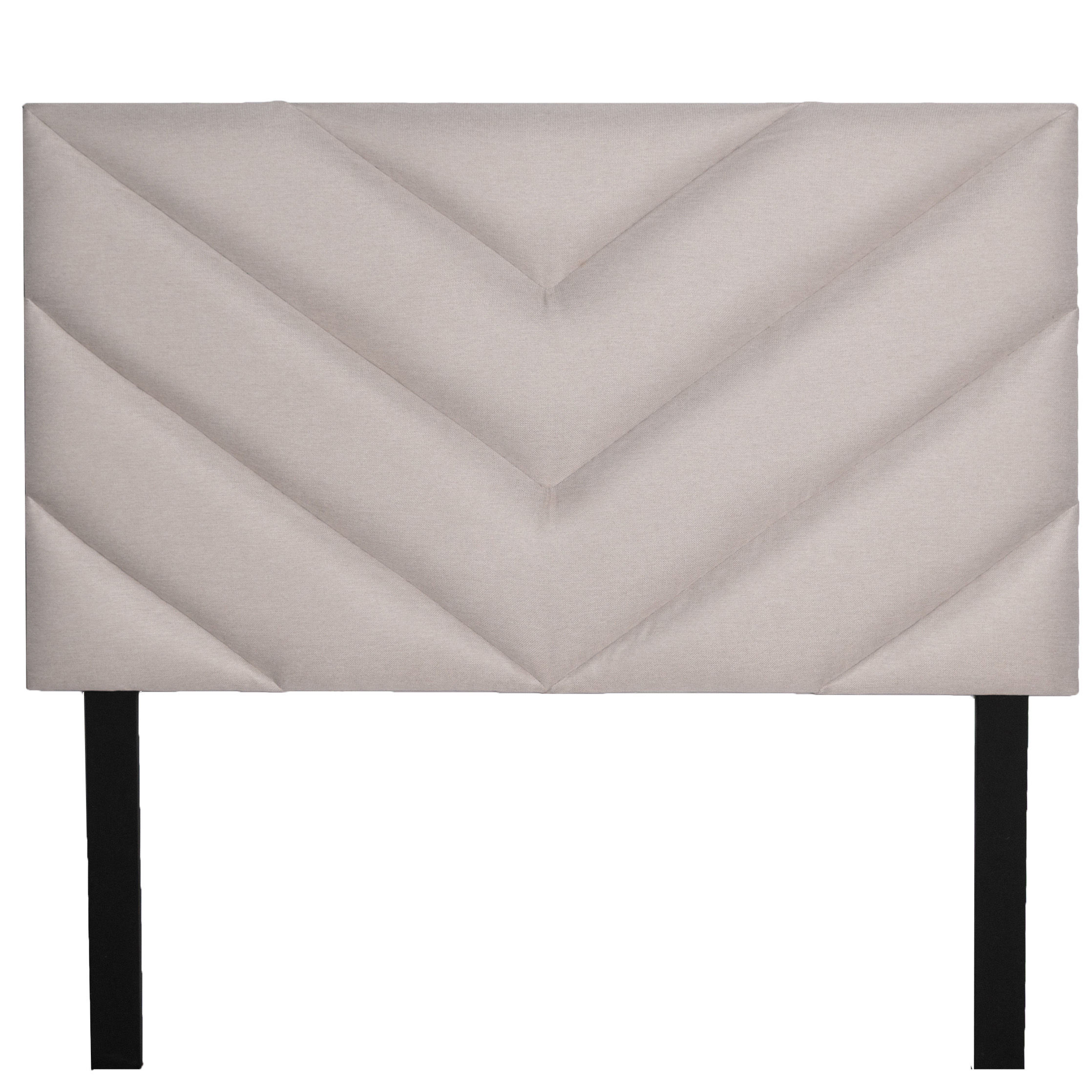Fusion Headboard - Beige Fabric - King