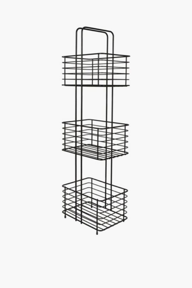 CHROME UTILITY TOWER Modern, Functional & Easy-to-Place Storage Solution