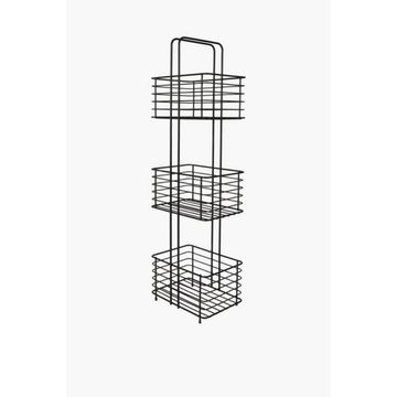 CHROME UTILITY TOWER Modern, Functional & Easy-to-Place Storage Solution