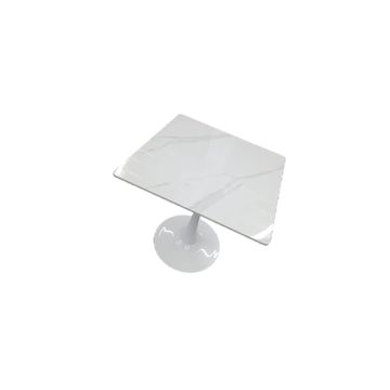 Square Marble Tulip Table