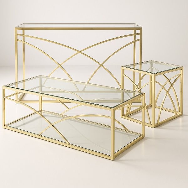 Prestige Home - Corp Console Table and Corp Coffee Table and Corp Side Table Combo Set