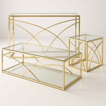 Prestige Home - Corp Console Table and Corp Coffee Table and Corp Side Table Combo Set