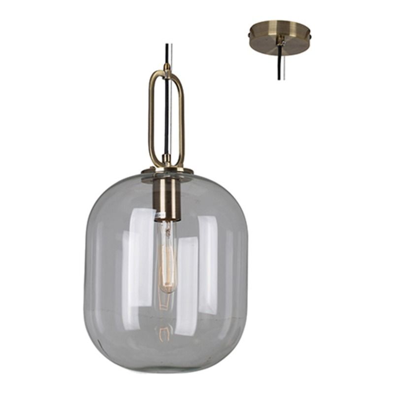 Hallstat Pendant Bronze With Glass 350mm