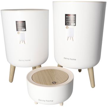 Danny Home Cylindrical Open-Top Bin Set 3 Pieces