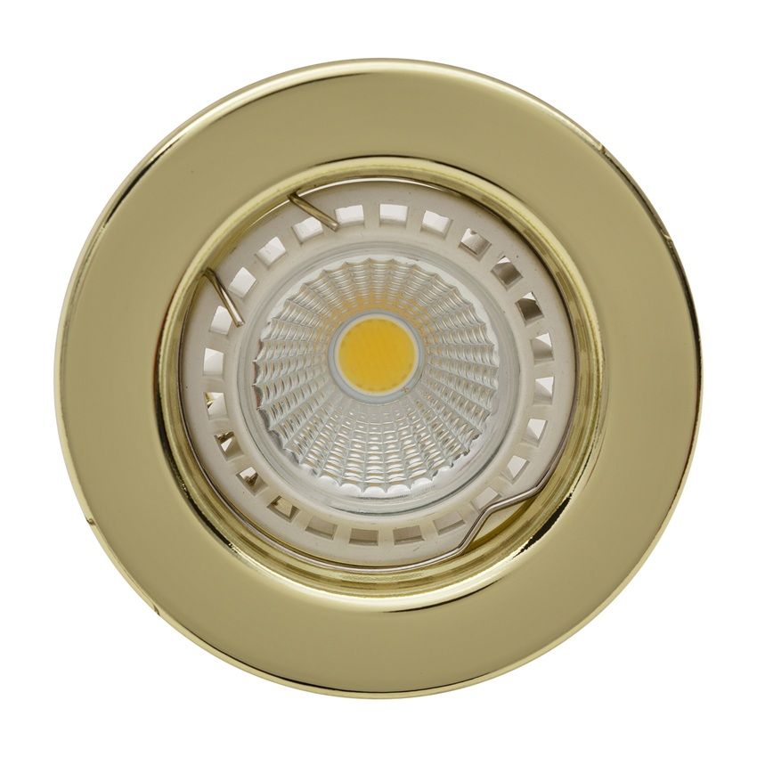 Straight Round Down Light 50W Dia 12V P/Brass (Pp)