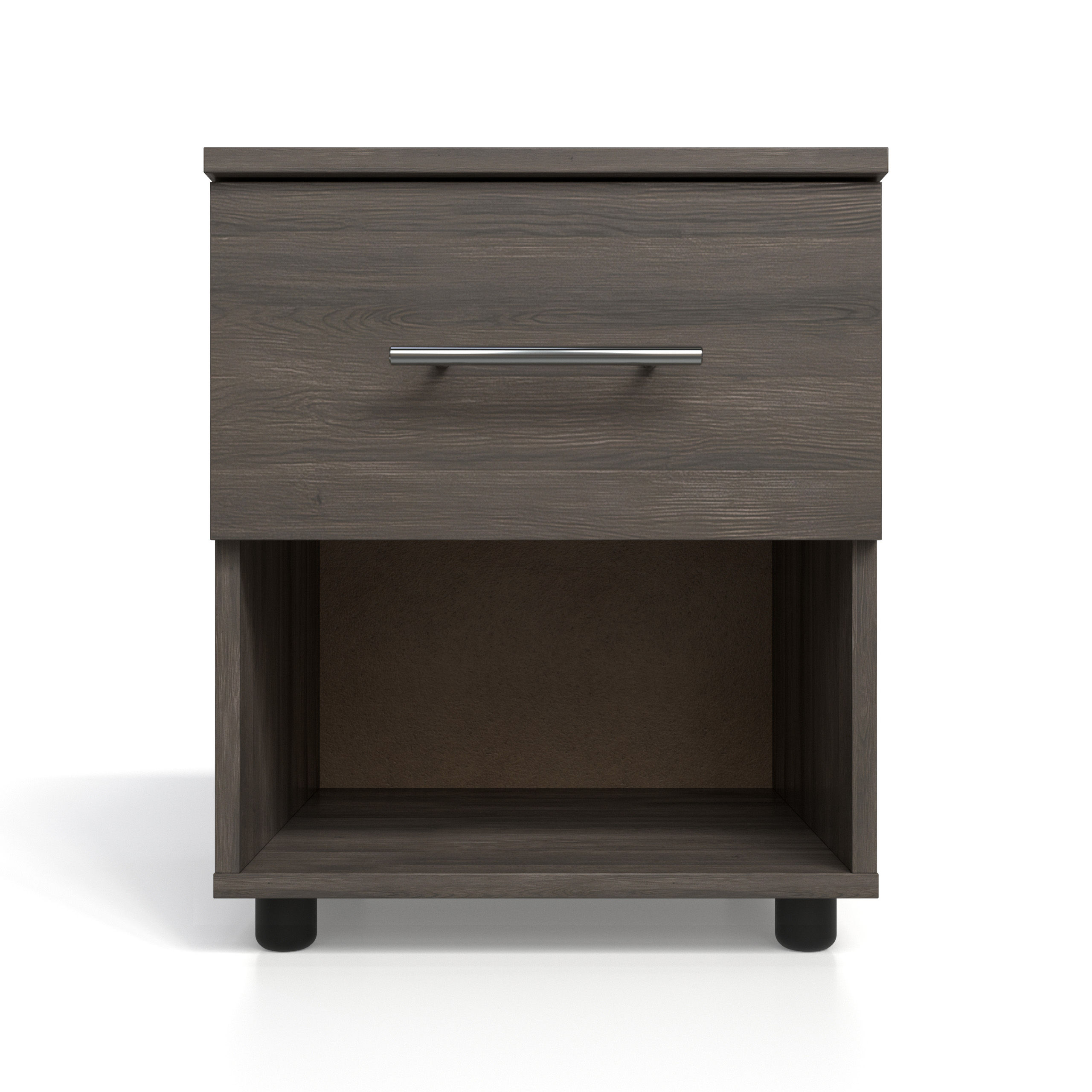 BAM! Oslo One Drawer Bedside Table - Roughsawn Oak