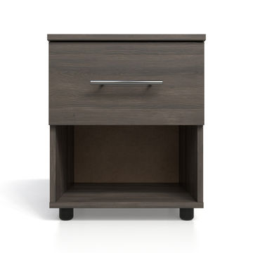 BAM! Oslo One Drawer Bedside Table - Roughsawn Oak
