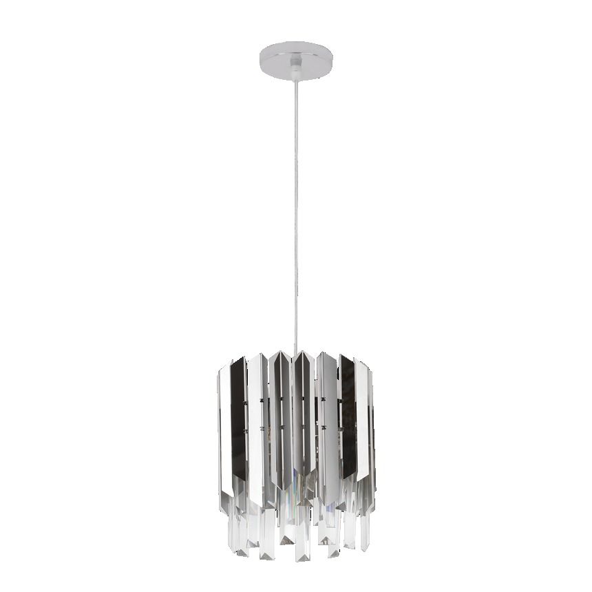 Stainless Steel and Crystal Pendant