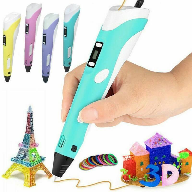 3D Printing Doodle Arts Craft Drawing USB Pen Set - Yellow