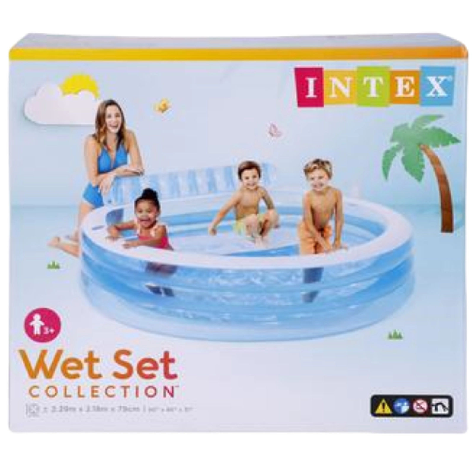 Intex Pool Swim Centre Lounge 224X216X76