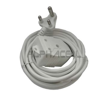 Extension Cord 10amp 5 Metre White