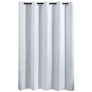 Matoc Readymade Curtain -100% Blackout -White -Eyelet -140cm W x 221cm H