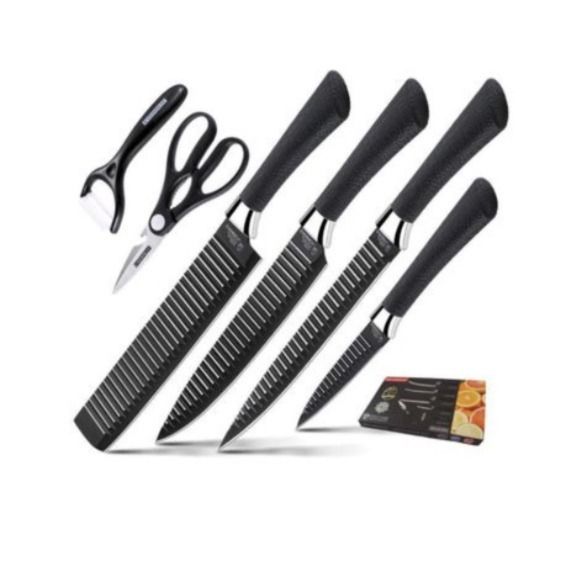 Stainless steel Kitchen Knife Set - 6-Piece