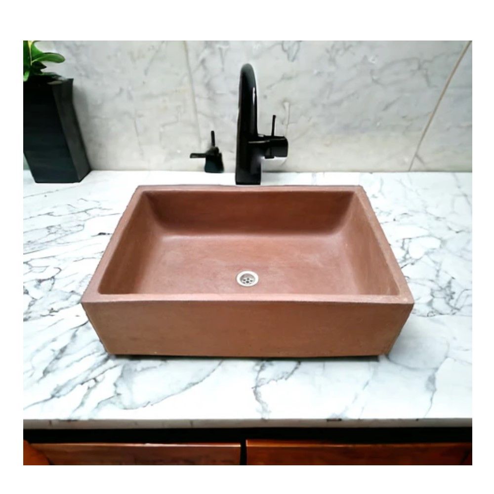 Bespoke Choc Plum Concrete 65x45x20cm Single Butler