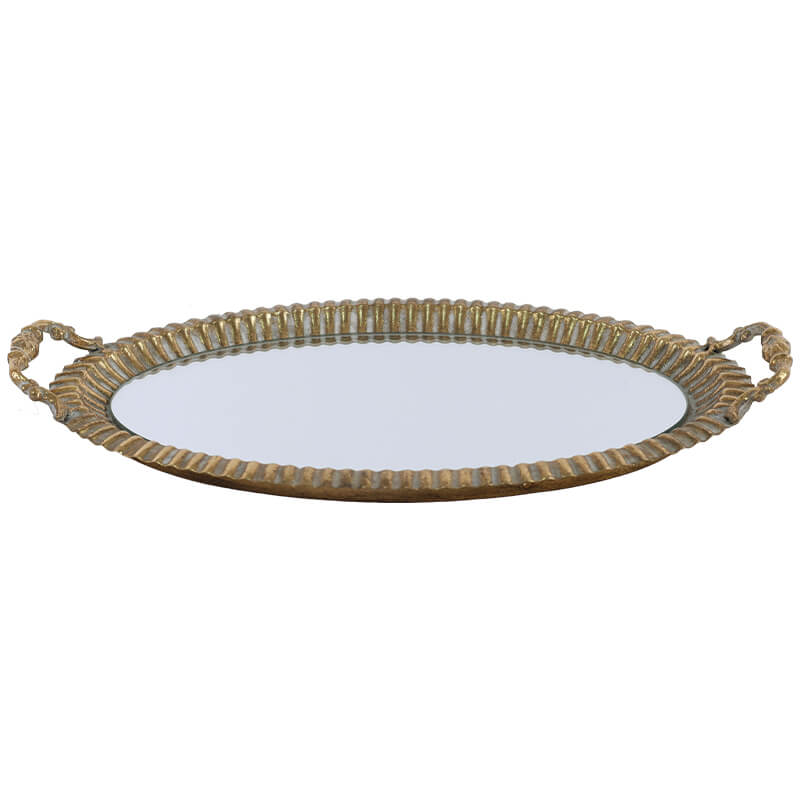 SASHA TRAY 42CM GOLD