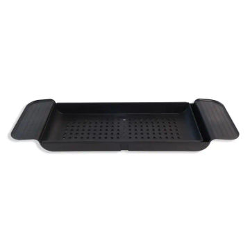 Bath Caddy, Black, Extendable