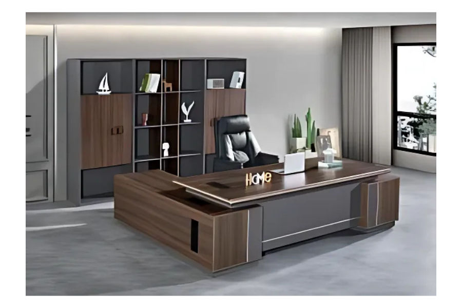 QandAHome-Milano Executive Office Desk - 2,4m