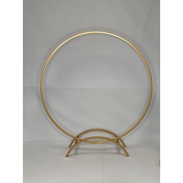 Gold Round Table Décor 60Cm