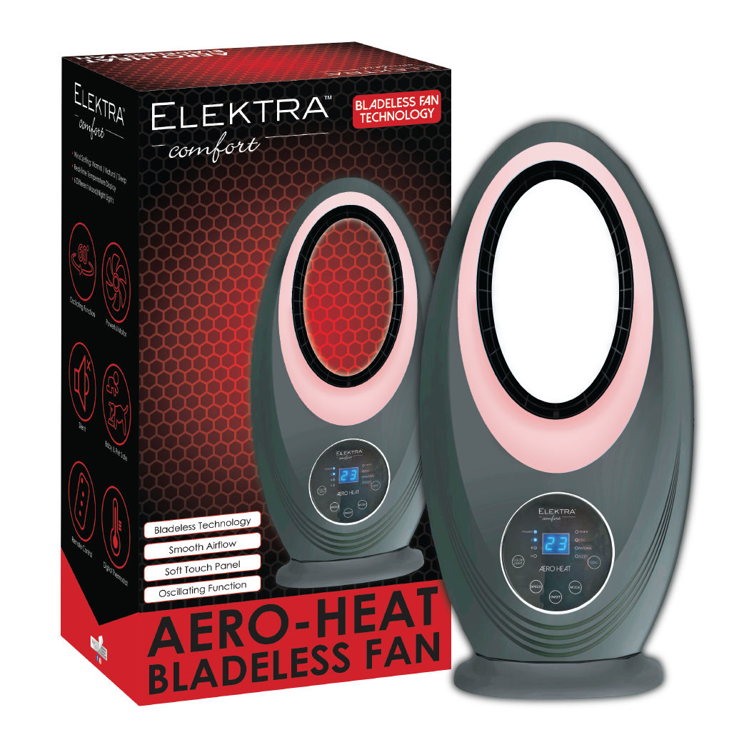 Fan Heater Bladeless ELEKTRA Aero-Heat